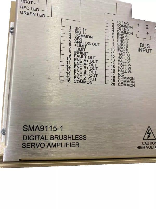 Repaired and Tested SMA9115-1 Servo Drive Manufactured By GLENTEK, At ACCU