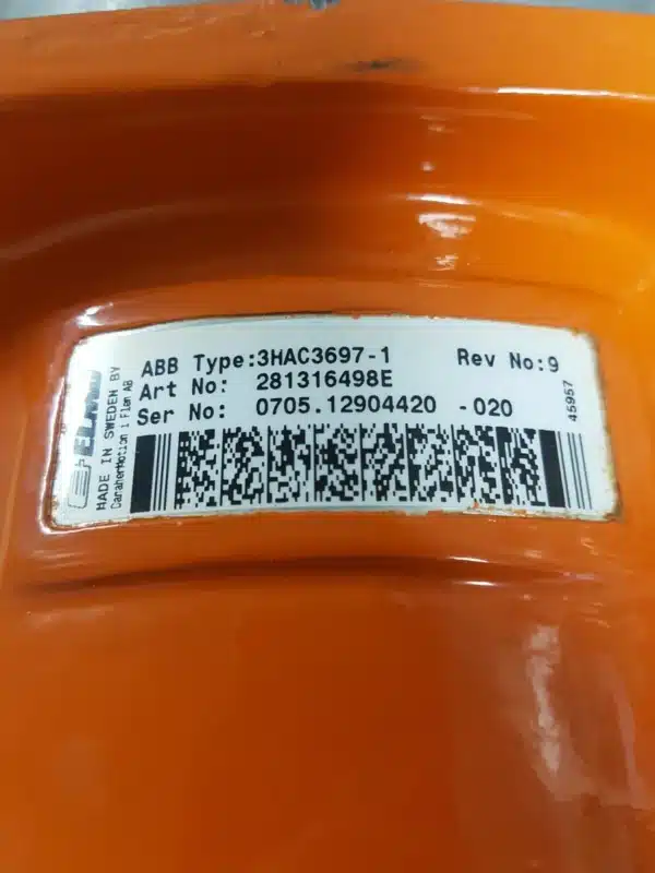 Repaired and Tested ABB 3HAC3697-1 Servo Motor, at ACCU