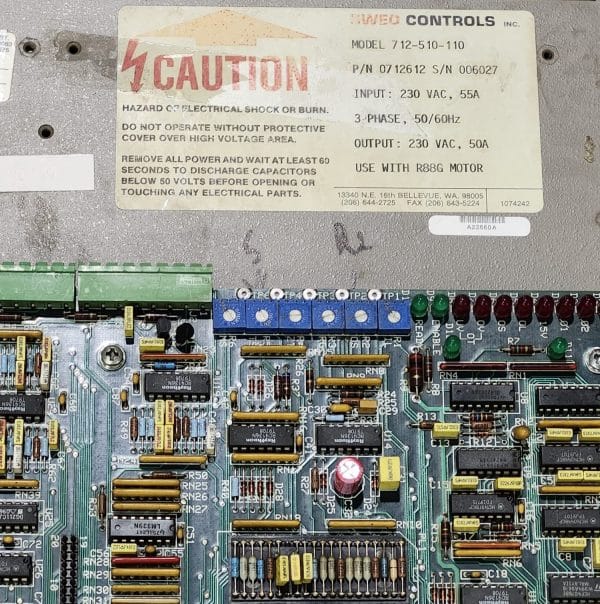 Repaired and Tested 712-510-110 Drive Manufactured by BALDOR SWEO, at ACCU
