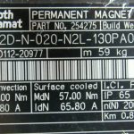 Repaired and Tested Indramat MDD112C-N-020-N2L-130PA0 Servo Motor, at ACCU