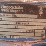 Repaired and Tested WDR132S8/4/2 ELMOT SHAFT MOTOR, at ACCU