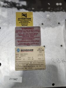 Repaired and Tested BENSHAW RSD6-100-600-C STARTER, at ACCU