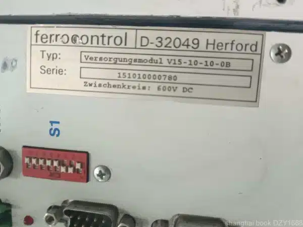 Repaired and Tested FERROCONTROL V15-10-10-0B Drive, at ACCU
