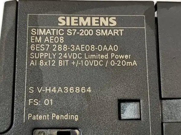 Repaired and Tested Siemens 6ES7-288-3AE08-0AA0 Servo Drive, at ACCU